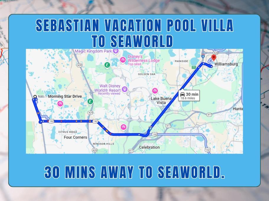 Sebastian Pool Villa W Spa أورلاندو المظهر الخارجي الصورة